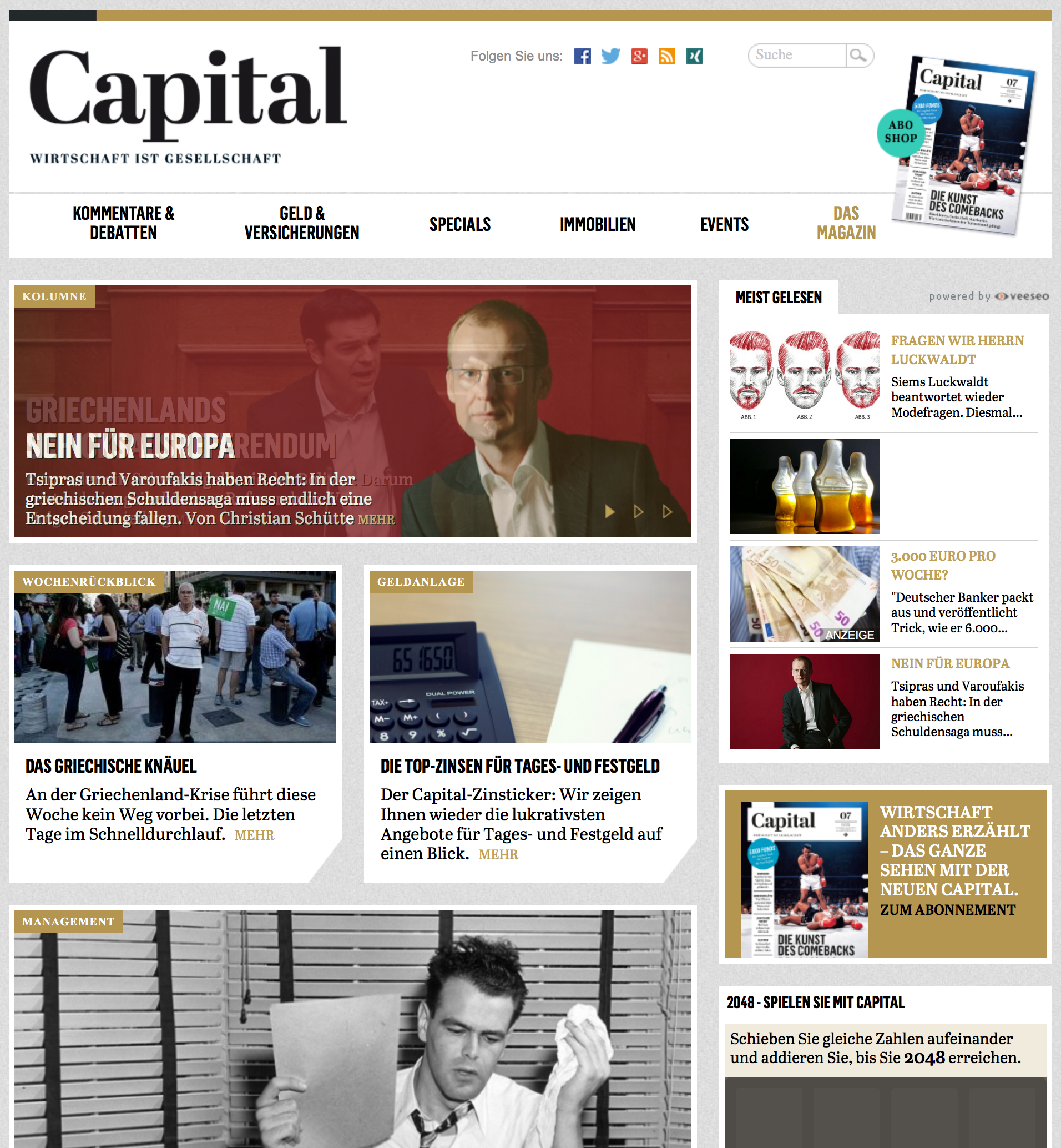Capital Startseite
